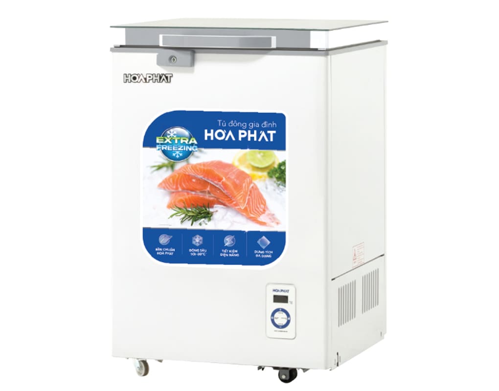 Tủ đông cánh kính Hòa Phát 107 Lít HPF AD6107.T1